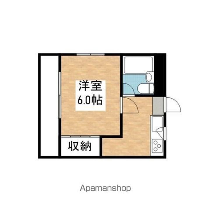 友愛ハイツ203の間取り