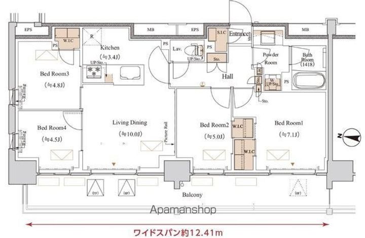 ブランシエスタ木場の間取り