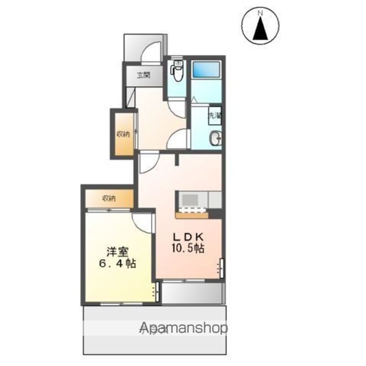 グリーンヒルズⅠの間取り