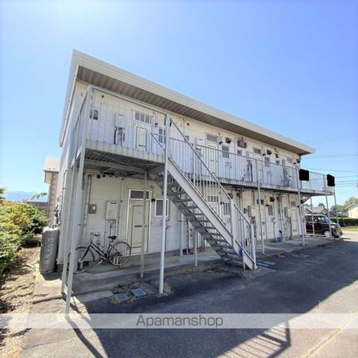 信大前青山ハイツA102の外観