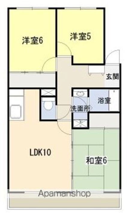 ニューグリーンハイツ101の間取り