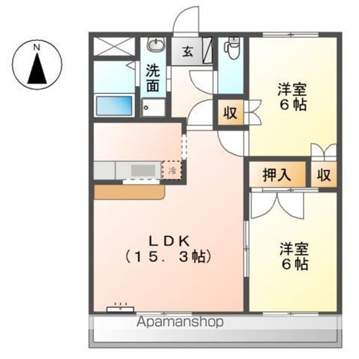 ブリック ヒルズの間取り