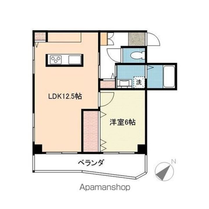 第2丸美ハイツの間取り