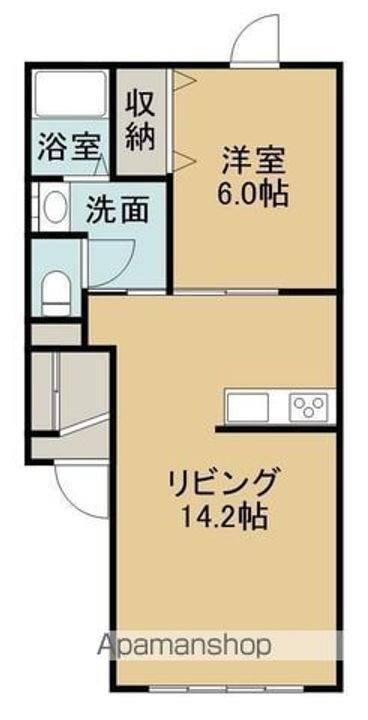 ボンヌシャーンスⅠの間取り