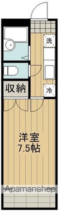 クールドゥソレーユ福生の間取り