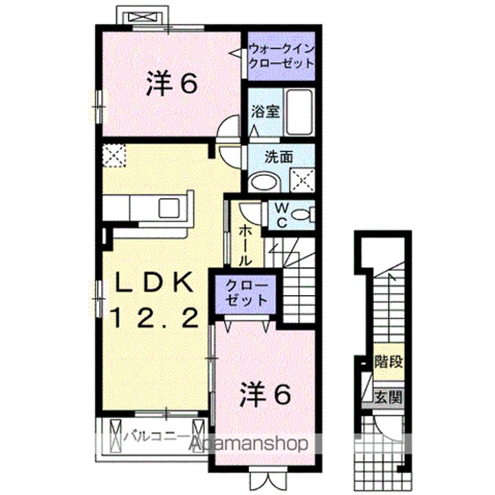 エスポワール Bの間取り