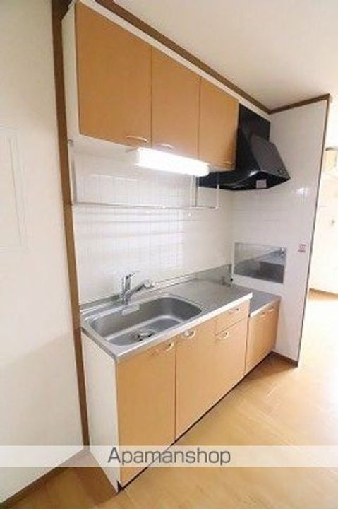 東京都昭島市松原町1丁目の賃貸アパートのキッチン