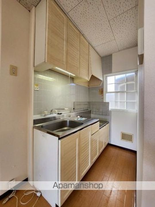 クレストコートA棟103のキッチン