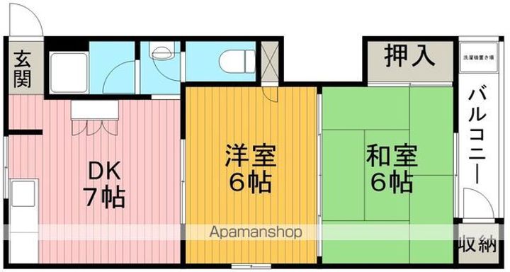 豊中ローズハイツの間取り