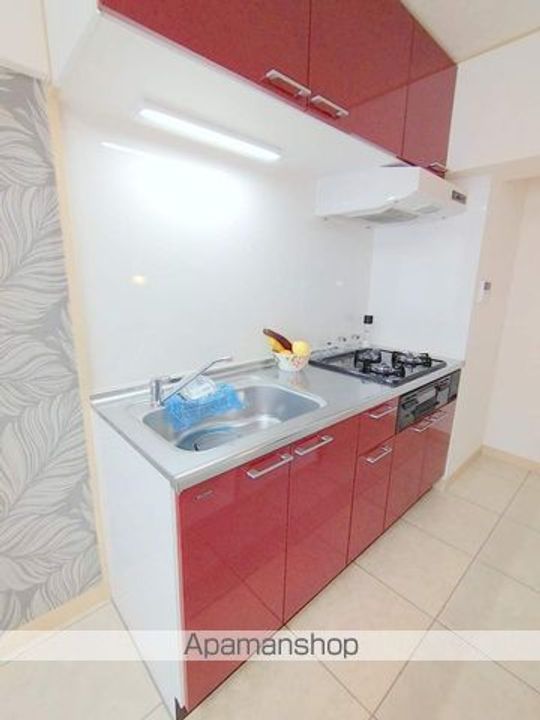 神奈川県横浜市青葉区新石川2丁目の賃貸マンションのキッチン