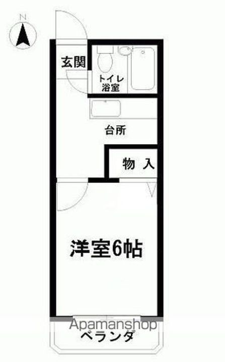 コーポ高千穂203の間取り