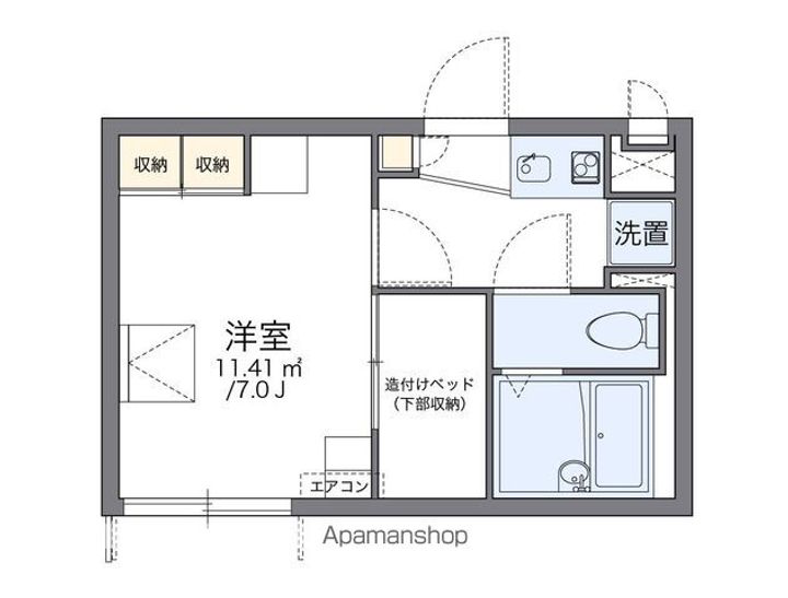 レオパレスクレインの間取り