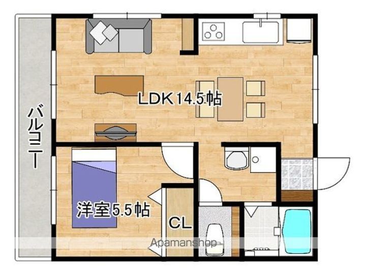 尾尻アパートの間取り