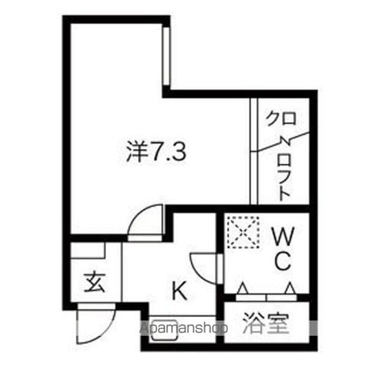 インフィニティ今池の間取り