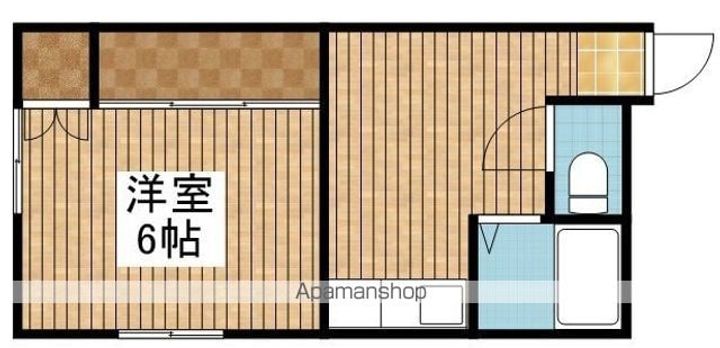 茂野アパートⅡ201の間取り