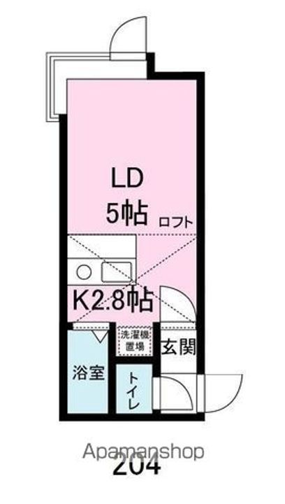 サンテラス文京台 壱番館204の間取り