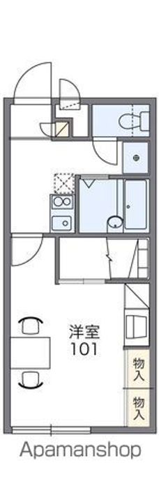 レオパレスグロウシード110の間取り