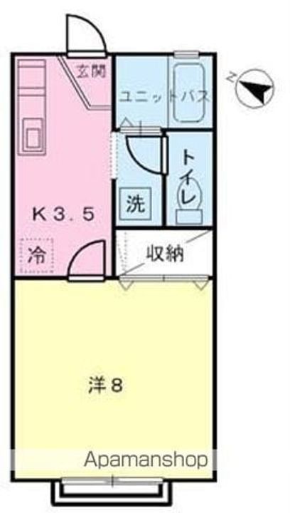 フラット美和201の間取り