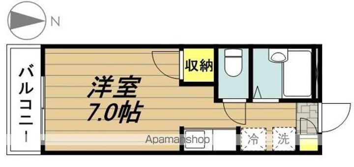 キャッスルワン202の間取り