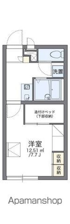 レオパレスシャイン209の間取り