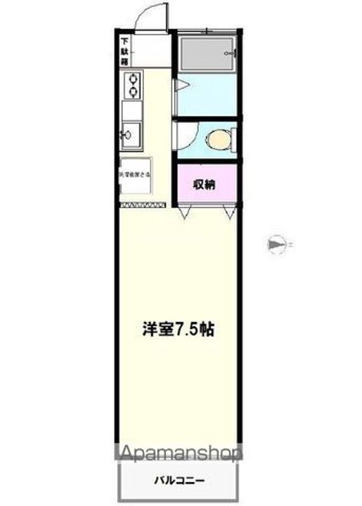 ヴィクトリーオーサワ206の間取り
