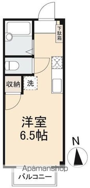 香川県高松市栗林町2丁目の賃貸アパートの間取り