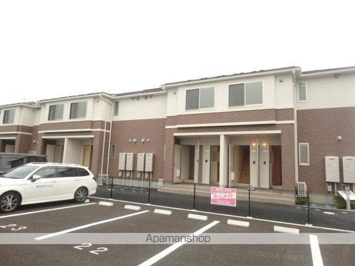 宮城県亘理郡亘理町字東郷の賃貸アパートの外観