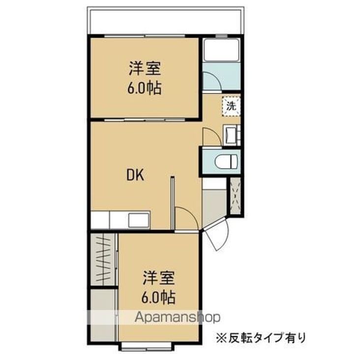 ウエストバレービレッジ305の間取り