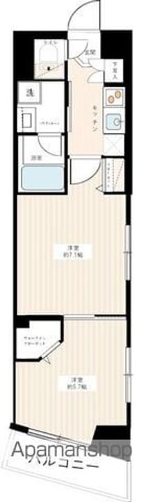 アーバンヴィスタ板橋本町401号室の間取り