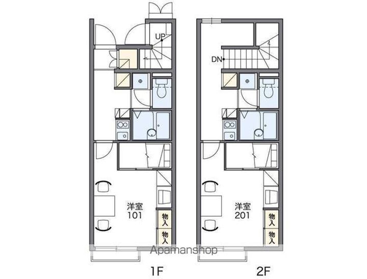 レオパレスメゾン YAMAYO202の間取り