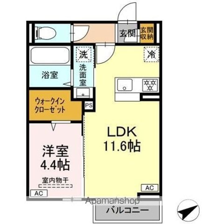 ディアライズ西市の間取り
