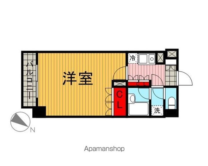 東京都世田谷区上馬2丁目の賃貸マンションの間取り