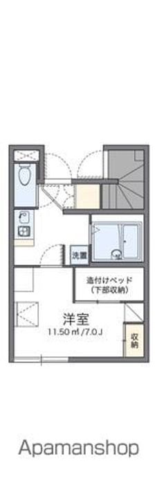 レオパレス南若園Aの間取り