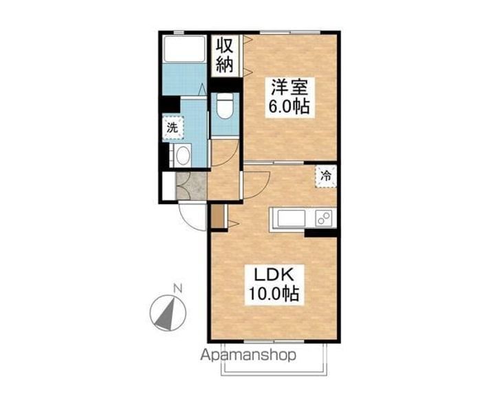 スカイハイツ102の間取り