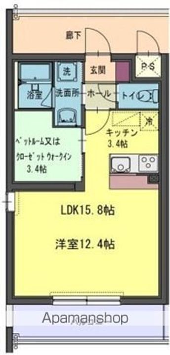 コルトーナ壱番館309の間取り