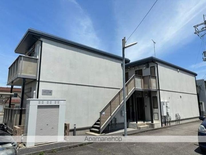 滋賀県東近江市東沖野1丁目の賃貸アパートの外観