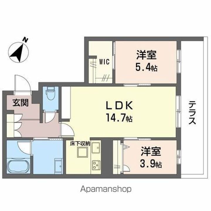 メゾン ド 平尾の間取り