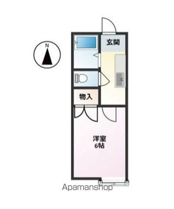 ハイツサンフラワー富岡の間取り