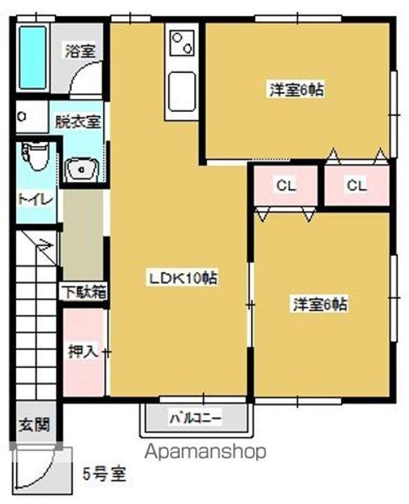 リバティベル東町Ⅴの間取り