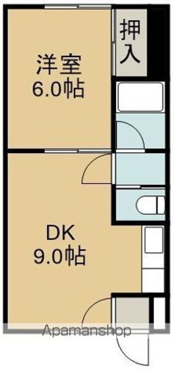パステルコートミナト102の間取り