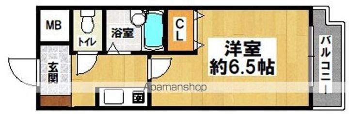 大阪府堺市堺区北庄町3丁の賃貸マンションの間取り