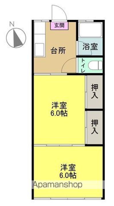 三幸ハイツ2の間取り