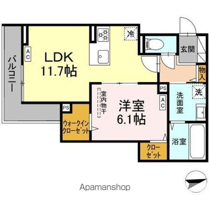 セレスティア祖師谷の間取り