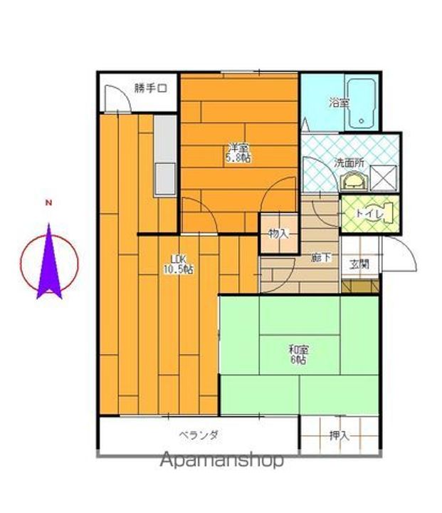 メゾン・ド・グロワール303の間取り