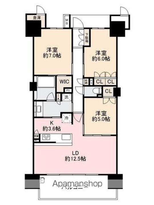 ブランシエラ高松の間取り