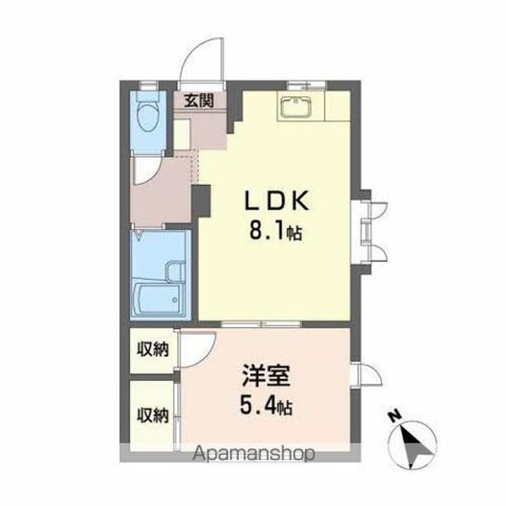 ディアス上堂Bの間取り