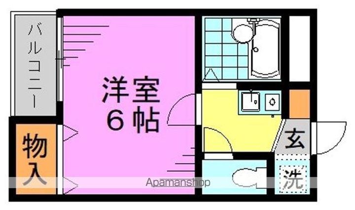 東京都杉並区堀ノ内3丁目の賃貸マンションの間取り