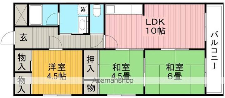 メゾンドフロールの間取り