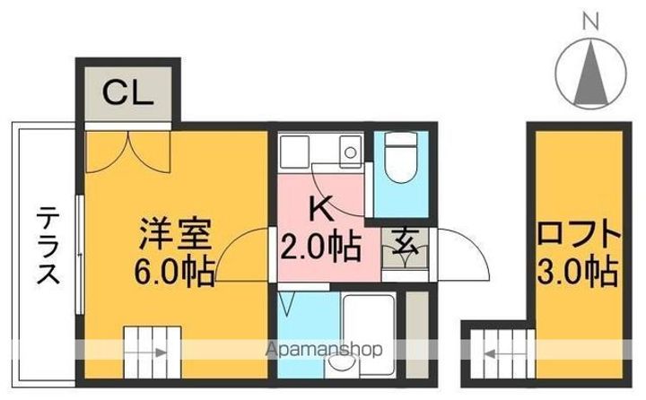 STハウスⅡの間取り