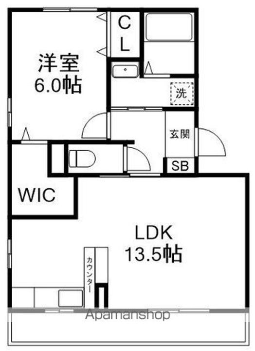 クレソンの間取り
